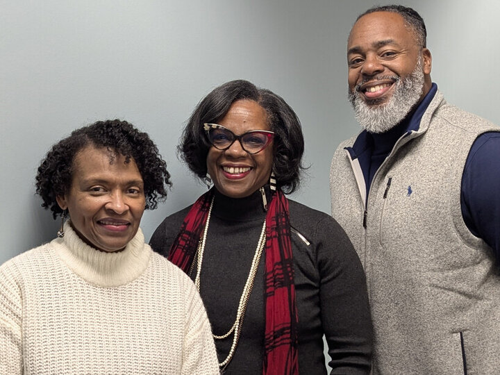 Lorna Dawes, Charlene Maxey-Harris, and John Goodwin